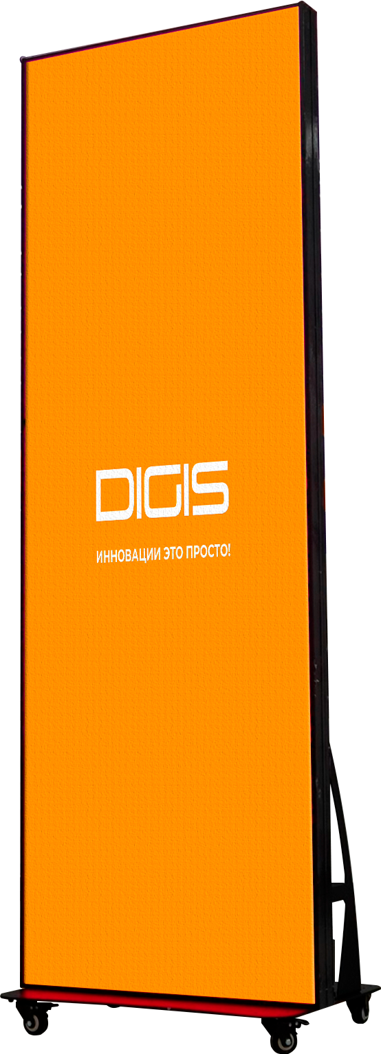 LED Постер, P1.53 GOB внутренний, Размер 640 * 1920 мм